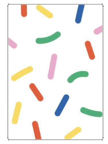 Colorful Confetti Notebook: Stylized Modern Hardcover Journal