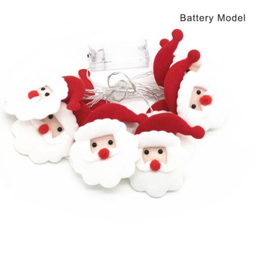 Guirlande Lumineuse Led Usb/Batterie, Pour Arbre De Noël, Bonhomme De Neige, Fête De Noël, Décoration D'arbre De Noël, Éclairage Décoratif D'extérieur