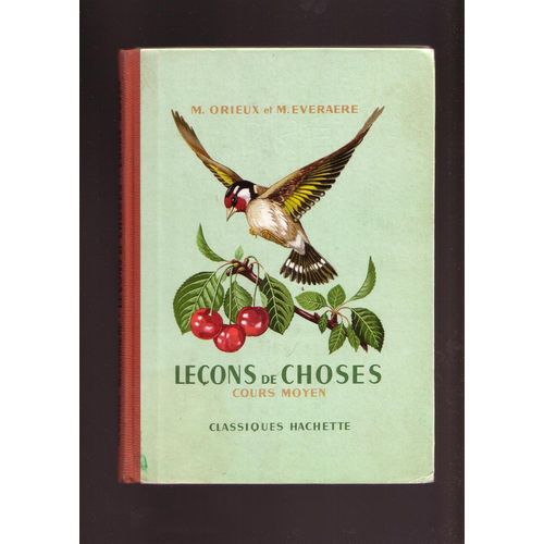 Livre Leçons De Choses Cours Moyen De 1970 Classiques Hachette