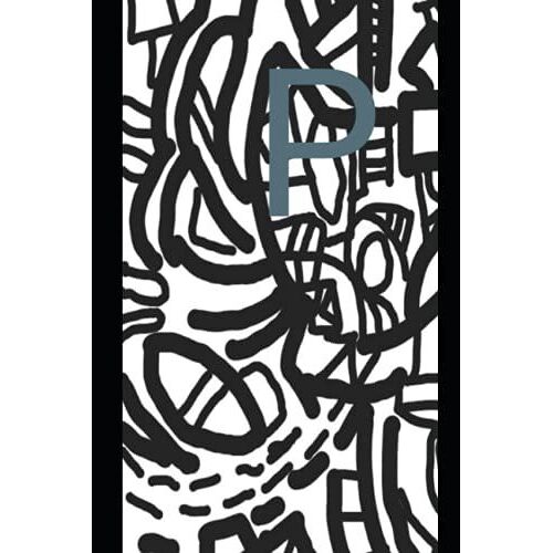 Letter P Journal With Coloring Custom Cover.