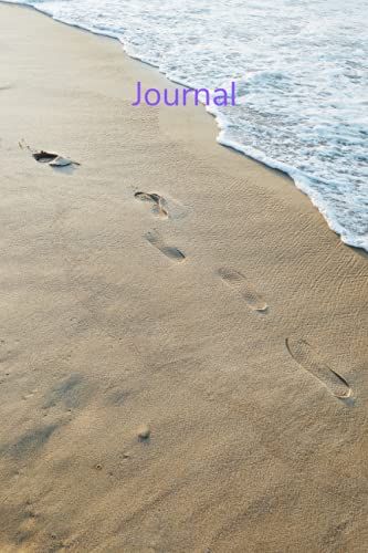 Journal: Foot Prints In The Sand Cover Journal