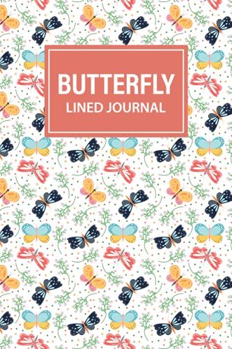 Butterfly Journal: Beautiful Lined Journal For Women And Girls