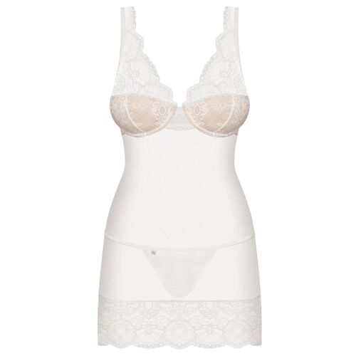 Chemise Et String - Blanc