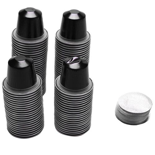 Capsules de café rechargeables, 100 ensembles, dosettes Nespresso jetables pour nescafé automatique, emballage alimentaire, fournitures de café