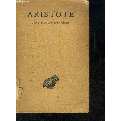 Aristote Constitution D'athenes
