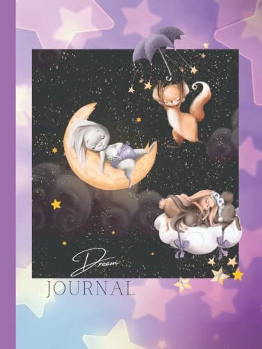Dream Journal: Sleepy Star 8.5x11 Lined Notebook