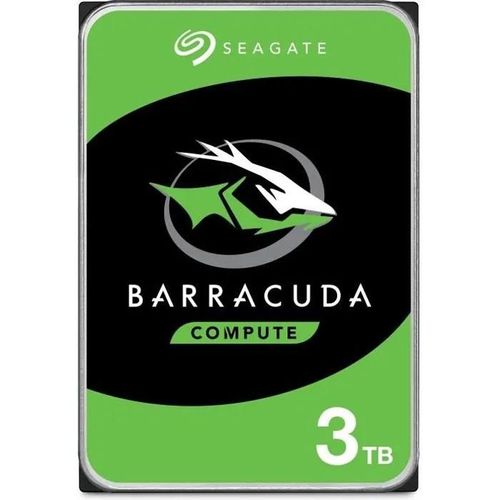 Seagate Barracuda ST3000DM007 - Disque dur - 3 To - interne - SATA 6Gb/s - mémoire tampon : 256 Mo