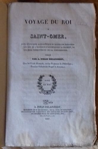 Voyage Du Roi À Saint-Omer.