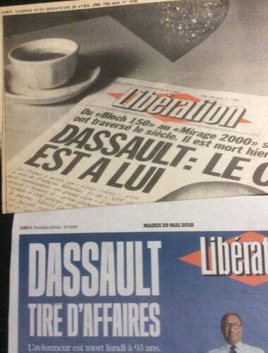 Dassault Père & Fils : 1 Journal / 1 Revue / 48 Articles Sur Les « Affaires » & 2 Sur Les Décès De M. & S. Dassault + Articles 2 Feuillets De Libération 05/10/2005 Et 04/11/2020