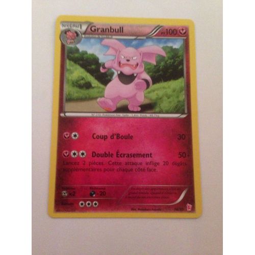 Granbull 14/30 Carte Pokemon Kit Nymphali