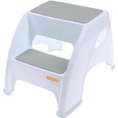 Tabouret Marchepied - Dreambaby - Toddler & Me 2 Up - Antidérapant Et Texturé - Jusqu'a 145kg Pour Les Petits Et Les Adultes - Gris