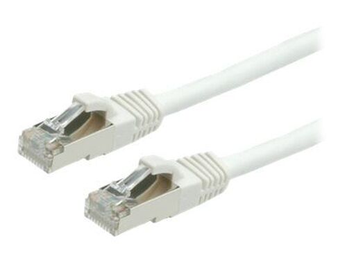 VALUE Cordon Cat.6 S/FTP LSOH blanc 0,5m