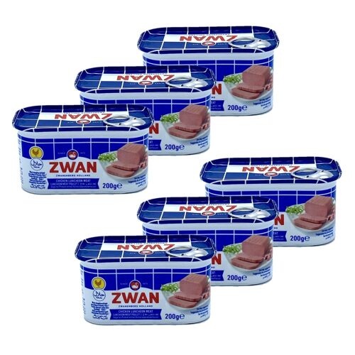 Lot 6x Mortadelle De Poulet Halal - Boîte 200g