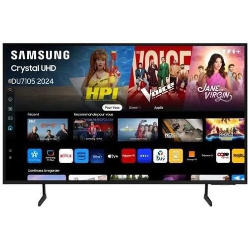 TV LED Samsung TU75DU7105K 75" 2024 4K UHD HDR Gaming Hub 3xHDMI WiFi
