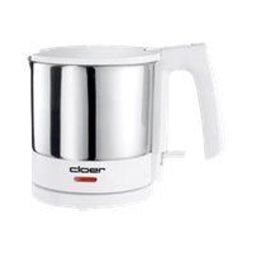 Cloer 4721 - Wasserkocher - 1 Liter - 1800 W - Weiß / Edelstahl