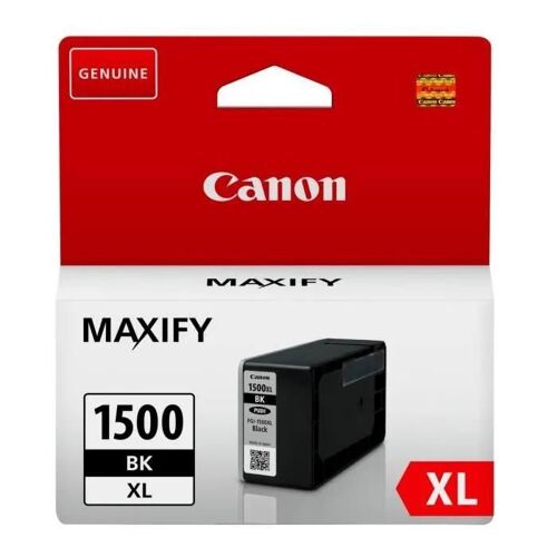Canon PGI-1500XL BK - 34.7 ml - à rendement élevé - noir - original - réservoir d'encre - pour MAXIFY MB2050, MB2150, MB2155, MB2350, MB2750, MB2755