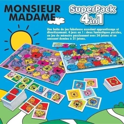 Superpack Monsieur Madame - Educa