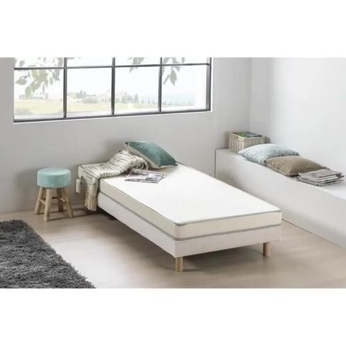 MATELAS MOUSSE 90 X 190 - CONFORT FERME - EPAISSEUR 12 CM - LIVRE ROULE - FINLANDEK KIETOA