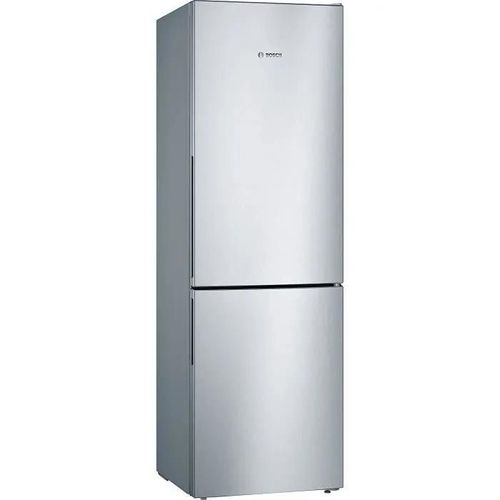 Réfrigérateur-congélateur Bosch Serie | 4 KGV36VLEAS - congélateur bas - 60x65x186 cm (lxpxh) - 308 litres - classe E - inox