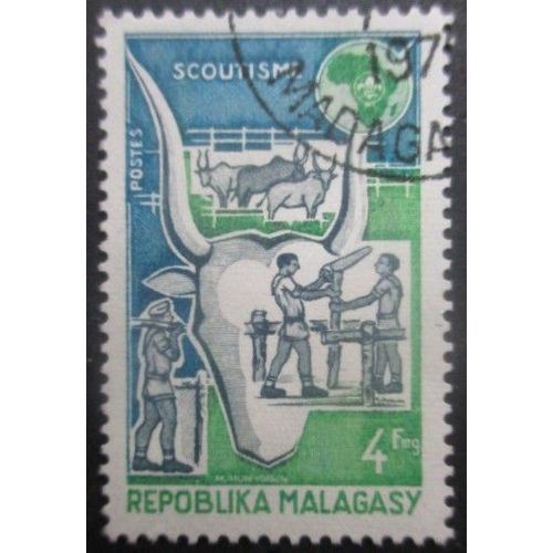 Madagascar N°538 Scoutisme Oblitéré