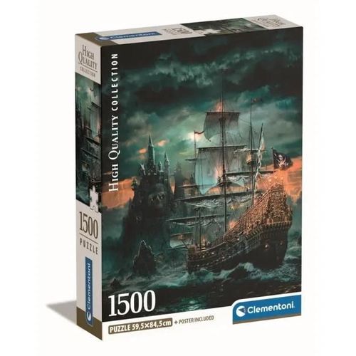 Puzzle Adulte Compact 1500 Pièces - The Pirates Ship