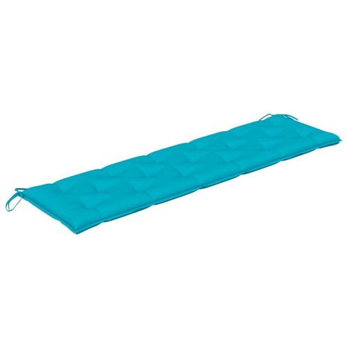 Coussin de banc turquoise 180x50x7 cm tissu vidaXL vidaXL
