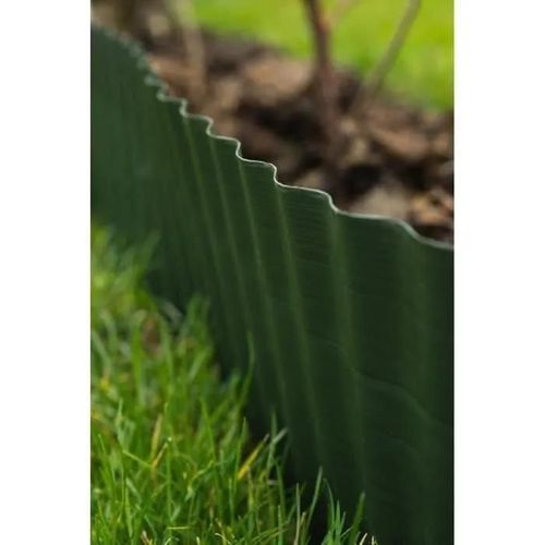 Nature - Bordure à gazon PVC vert h25cm X 9m