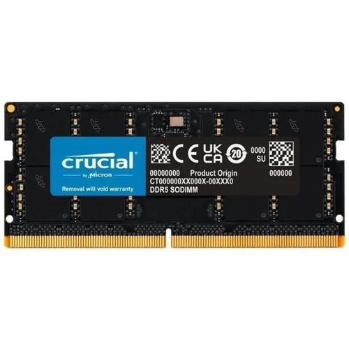 Crucial - DDR5 - module - 32 Go - SO DIMM 262 broches - 4800 MT/s / PC5-38400 - CL40 - 1.1 V - mémoire sans tampon - non ECC