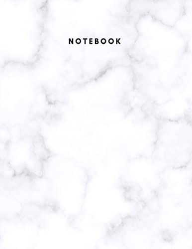 Notebook: Marble Composition Notebook/Journal - College Ruled Lined Paper - 110 Pages, Large