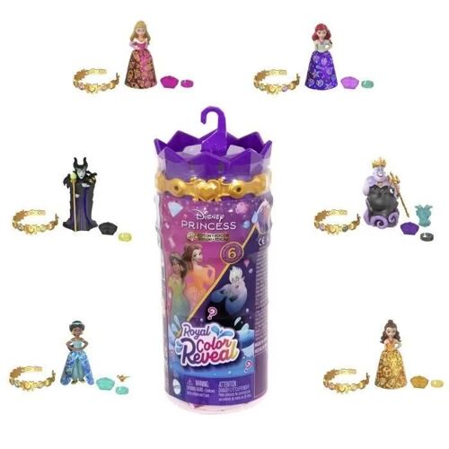 Princesses Disney Mini-Poupées Royauté Color Reveal