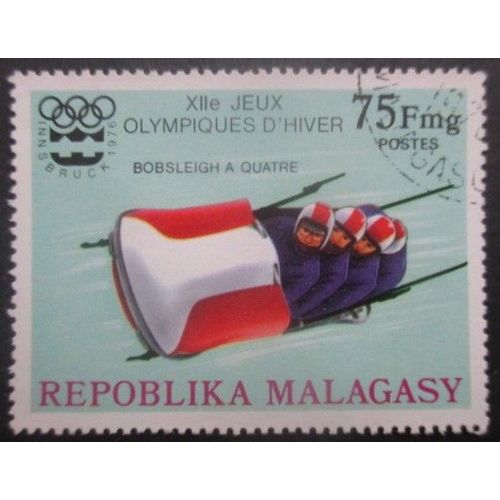Madagascar N°573 Jeux Olympiques D'Innsbruck 1976 Oblitéré