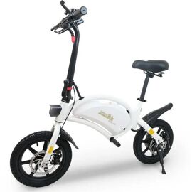 Urbanglide Ebike 140 White ¿ Draisienne Électrique 14" Pour Adulte Et Enfant Dès 14 Ans ¿ 25 Km/H ¿ 18 Km Autonomie ¿ Moteur 250