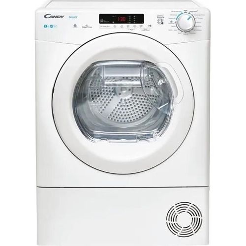 Sèche-linge Candy CSE C9DE-47 - 59.6x58.5x85 cm (lxpxh) - chargement frontal - blanc