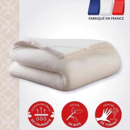 SURMATELAS DODO LE VÉGÉTAL - DÉHOUSSABLE - 140X190 CM