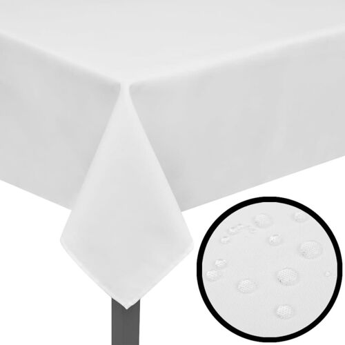 Nappes De Table 5 Pcs Blanc 100x100 Cm Vidaxl Vidaxl