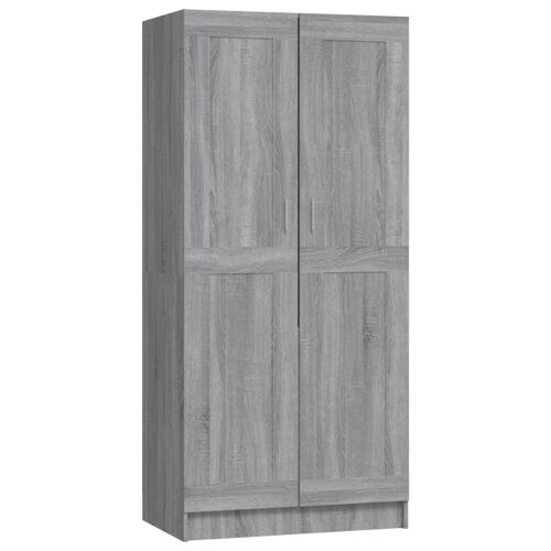 Garde-robe Sonoma gris 82,5x51,5x180 cm Bois d'ingénierie vidaXL vidaXL