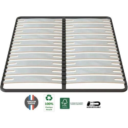 SEDAC SOMMIER 160 X 200 - A LATTES - 4 CM - OPTISIZE
