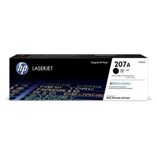 HP 207A - Noir - original - LaserJet - cartouche de toner (W2210A) - pour Color LaserJet Pro M255dw, M255nw, MFP M282nw, MFP M283fdn, MFP M283fdw