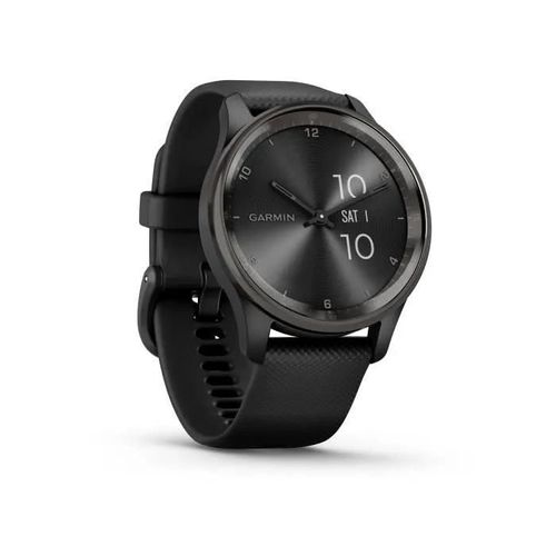 Garmin vívomove Trend - 40 mm - noir - montre intelligente avec bracelet - silicone - taille du poignet : 125-190 mm - monochrome - Bluetooth, ANT+ - 28.3 g