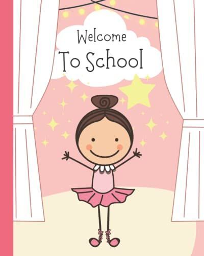 My Ballet Composition And Writing Notebook: Cute Children's Ballet Themed Composition And Writing Notebook - Grades K-2 - Dashed Midline - 100 Pages