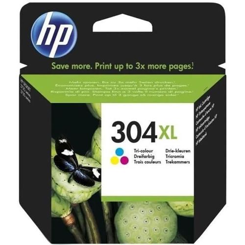 HP 304XL - à rendement élevé - tricolore à base de colorant - originale - cartouche d'encre - pour Deskjet 3720, 3730, 3732