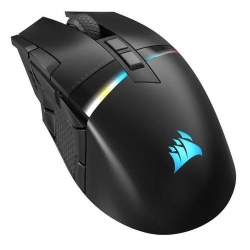 CORSAIR Gaming Darkstar - Souris - optique - 15 boutons - sans fil - Bluetooth, 2.4 GHz - récepteur sans fil USB Slipstream