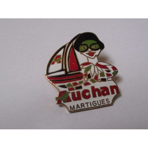 Pin's Auchan Martigues (Egf - Hauteur: 3,6 Cm)