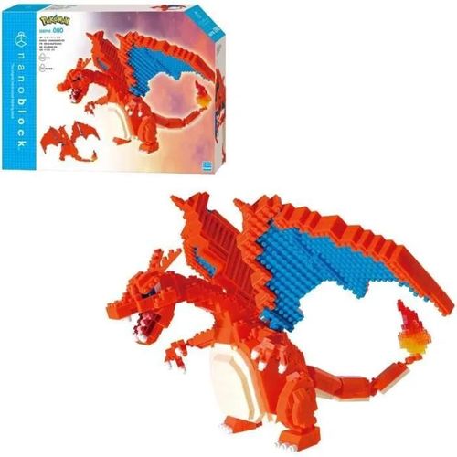 Figurine À Construire Nanoblock Pokémon 080 - Dracaufeu Deluxe Edition