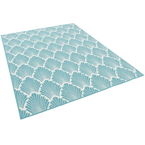 Pergamon Tapis D'intérieur Et D'extérieur Cape Cod Réversible Moderne Vert Menthe 80x140 Cm