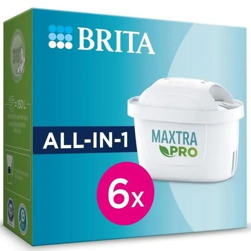 Pack De 6 Cartouches Filtrantes Maxtra Pro All-in-1 Pour Carafes Filtrantes Brita - Pack De 6 Cartouches