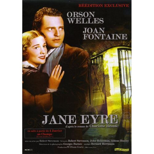 Jane Eyre, Synopsis, De Robert Stevenson, Avec Joan Fontaine, Orson Welles, Agnes Moorehead