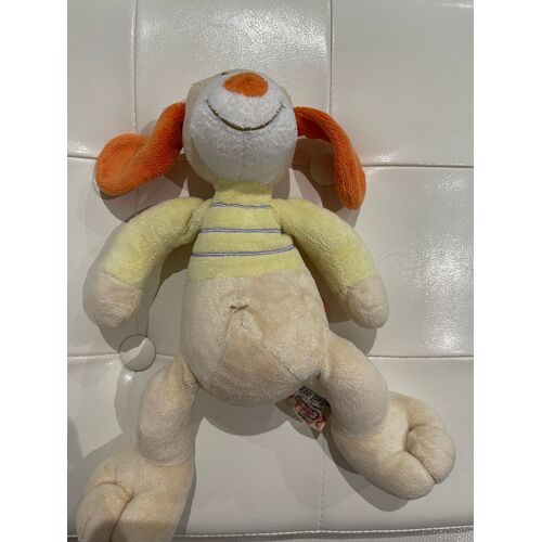 Peluche Doudou Chien Mot D Enfant 