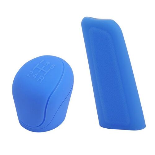 Couvercle De Pommeau De Levier De Vitesse De Voiture En Silicone, Frein À Main, Protecteurs Coordonnants, Universel