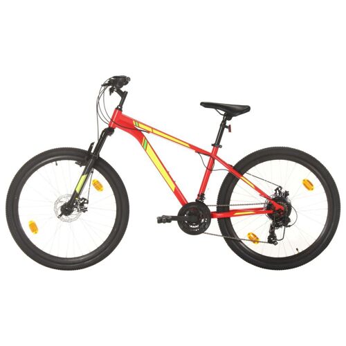 Vélo De Montagne 21 Vitesses Roues De 27,5 Pouces 38 Cm Rouge Vidaxl Vidaxl